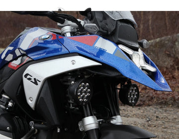 Bmw R 1300 Gs Trophy [DENALI] - D7 LED 10W lighting set - with CanSmart Gen II controller and holder