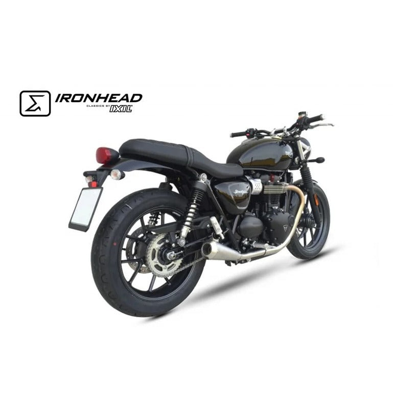 Triumph Street Twin 900 [IXIL] - Slip On Ironhead Conical Silencer (right + left)