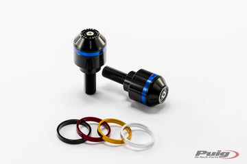 BMW F 800 R [2014] – Short handlebar end weights with ring – black - 0