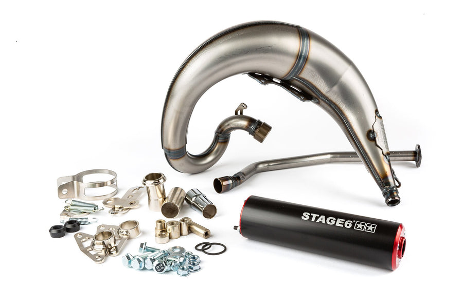 Aprilia RX Factory 50 2T - Exhaust Streetrace red black