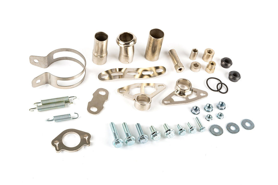 Peugeot XPS-Enduro 50 2T AM6 - Auspuffanlage High-Mount CNC orange/schwarz