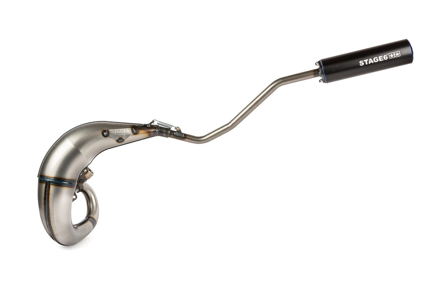 Beta RR SM 50 2T - Exhaust Streetrace High Mount left blue black