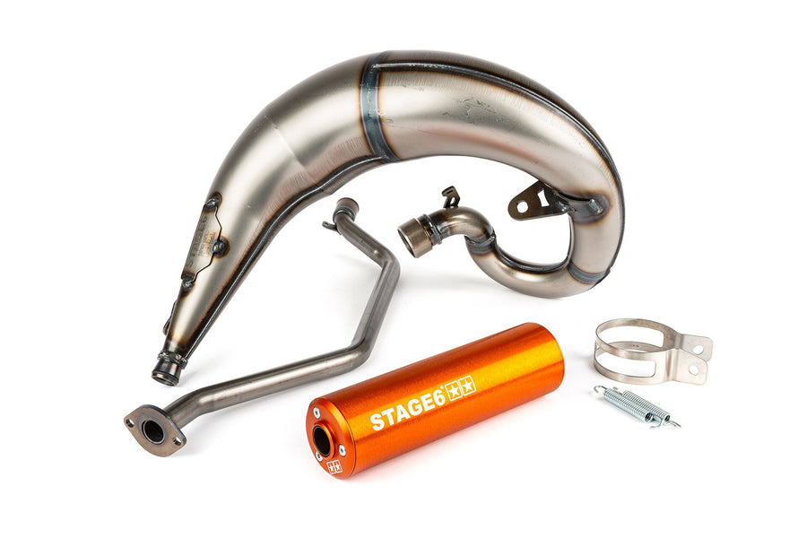 Sherco SM-R 50 2T [2019–] - Auspuff Streetrace Highmount CNC Orange