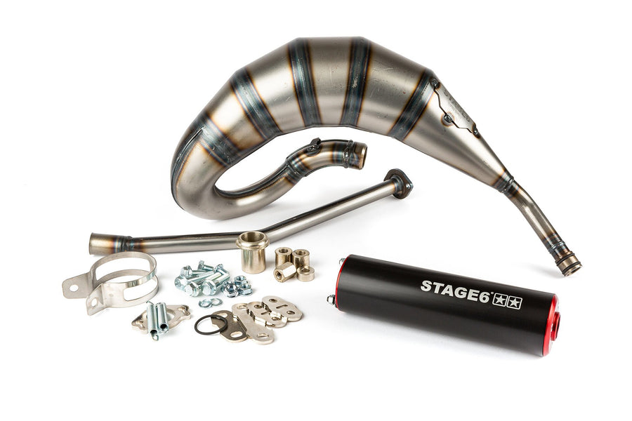 Aprilia SX 50 2T - exhaust 70cc red black