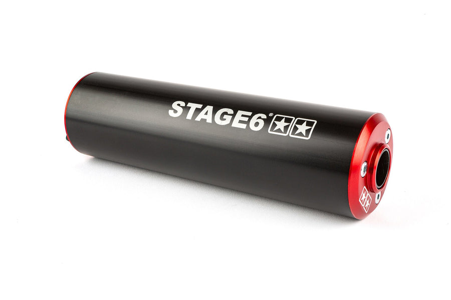 Derbi Senda DRD Racing SM 50 2T D50B0 [2012–] - Auspuff Streetrace rot schwarz