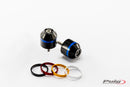 TRIUMPH STREET TRIPLE 675 RX [2016] – Short bar end weights with ring – Black-1