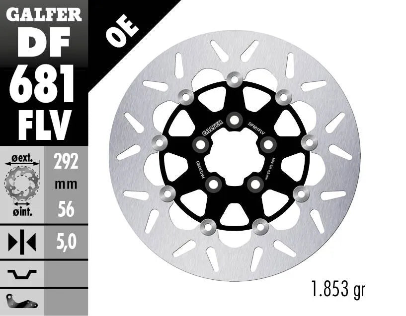 Harley-Davidson FXST 1584 Softail Standard [2008-2011] - Floating brake disc round - picture 2
