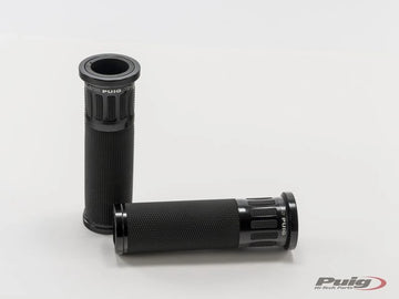 TRIUMPH BONNEVILLE T 120 BLACK [2025] - Racing grips | Black | PUIG 8188N