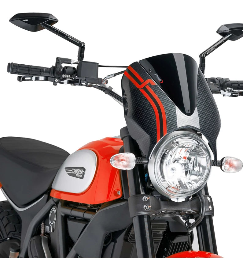 DUCATI SCRAMBLER DESERT SLED [2025] – RetroVision windshield visor