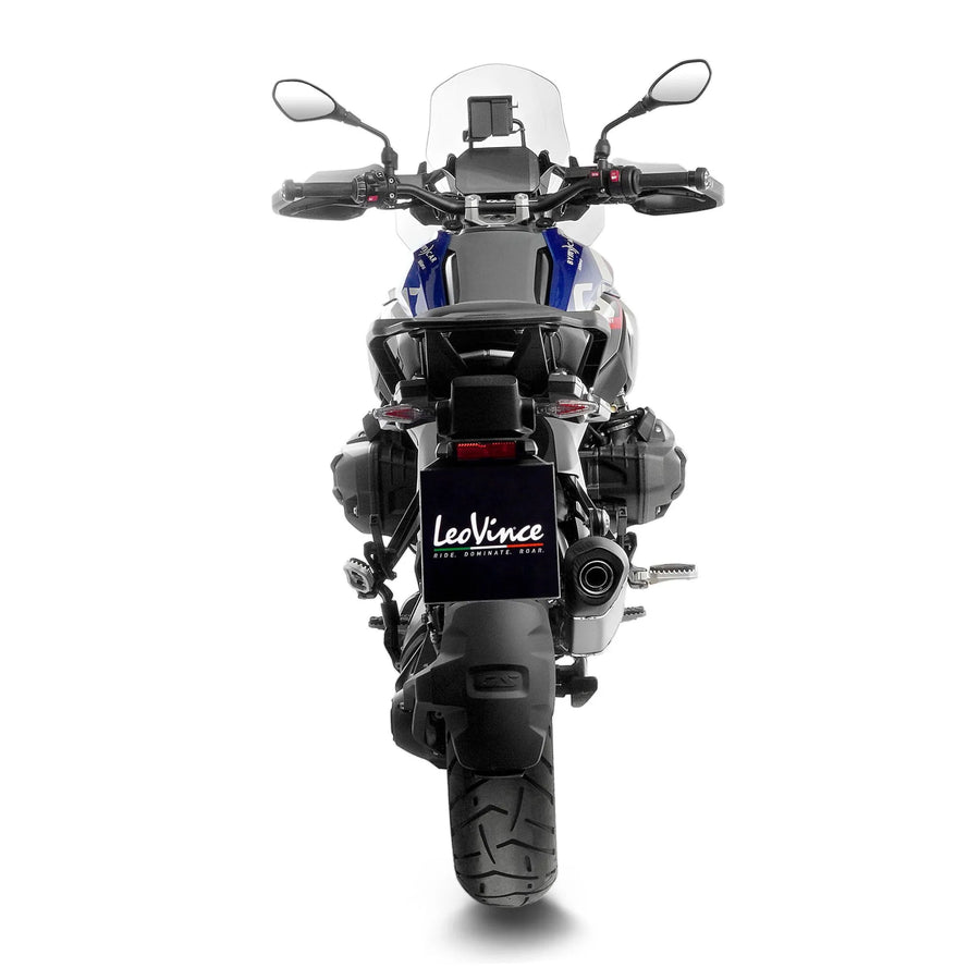 bmw r 1300 gs trophy [LEOVINCE] – LV-14 stainless steel rear silencer