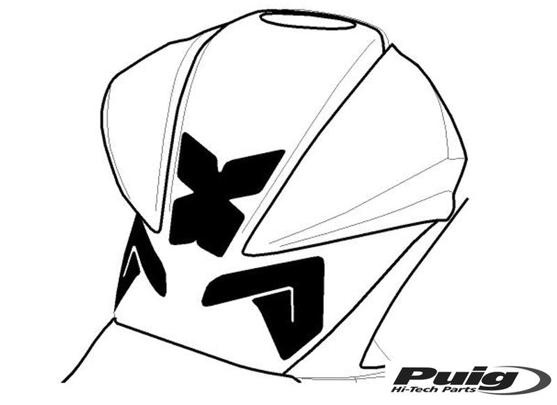 KAWASAKI Z 800 E [2016] – Specific tank protection – Carbon look