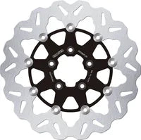 Harley-Davidson XL 883 C Sportster Custom [2010] - floating wave brake disc - surface: red, silver, stainless steel - picture 11