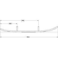 LYNX RANGER V 1000 [2004] - Sno-X Slasher Six Runner 6" Hardmetal
