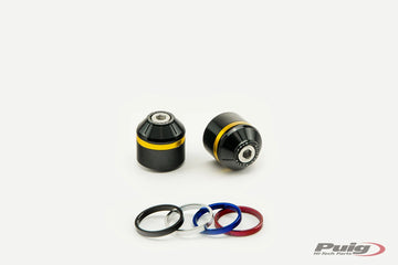 CFMOTO 300 NK [2025] – Short Bar End Weights with Ring – Black - 0