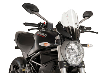 DUCATI MONSTER 821 DARK [2016] – sports screen – transparent - 0