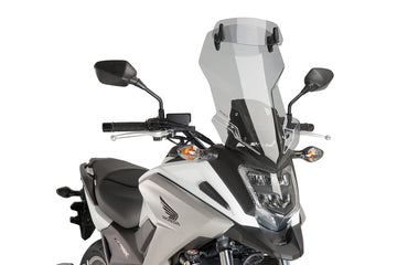 HONDA NC 750 XD [2020] - touring screen with spoiler screen | Tinted | PUIG 8911H