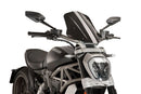 TRIUMPH BONNEVILLE T 120 BLACK [2025] - Adjustable touring screen | Black | PUIG 8922N