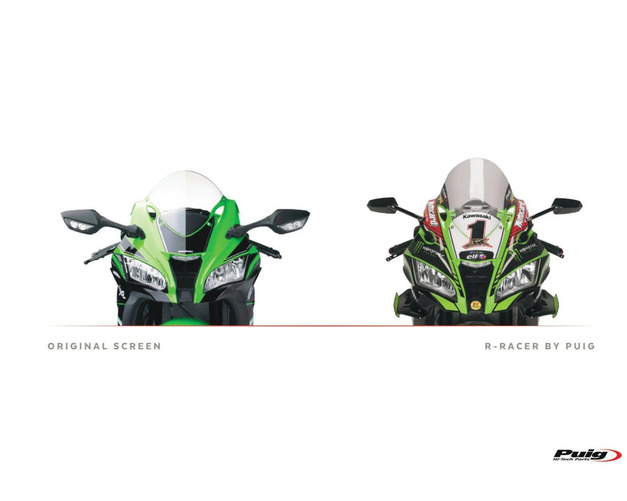 KAWASAKI ZX-10RR NINJA PERFORMANCE [2018] – R-Racer screen – heavily tinted