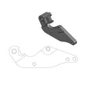 Ktm SX 400 [2003] - Versatzhalterung für OEM-Bremssattel – Oberfläche: Schwarz – Bild 10