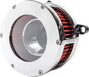 Harley-Davidson FLHLT 1923 Street Glide 3 117 [2026] - BA air filter kit - Surface: Chrome, Red, Clear - Image 1