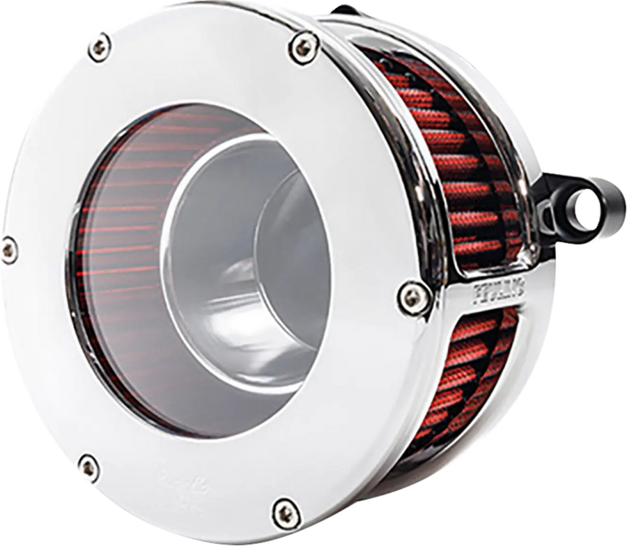 Harley-Davidson FLHLT 1923 Street Glide 3 117 [2026] - BA air filter kit - Surface: Chrome, Red, Clear - Image 1