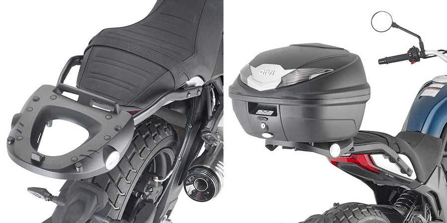 CF Moto CL-X Heritage 700 [GIVI] - Topcase Träger für MONOLOCK® Koffer zu montieren mit der MONOLOCK® Platte M5M und M6M