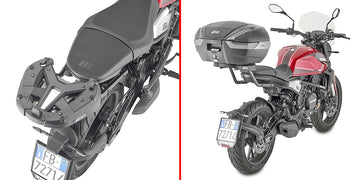 Moto Morini Seiemmezzo STR 650 [GIVI] - Topcase Träger für MONOKEY® oder MONOLOCK® Koffer zu montieren mit der MONOKEY®
