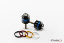 YAMAHA MT-09 TRACER [2017] – Short Bar End Weights with Ring – Black-2
