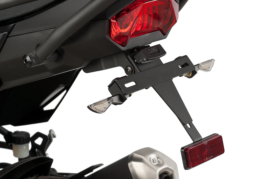 KAWASAKI VERSYS-X [2017–2018] - Kennzeichenhalter | Schwarz | PUIG 9475N
