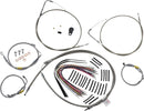 harley davidson touring [BURLY BRAND] - handle fitting set for older touring models with Bagger Bar handlebars-2