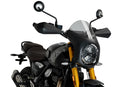 TRIUMPH SCRAMBLER 400X [2025] – Retro Fairing Screen – Black-4