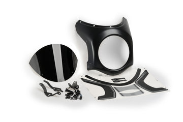 TRIUMPH SCRAMBLER 400X [2025] – Retro Fairing Screen – Black - 0