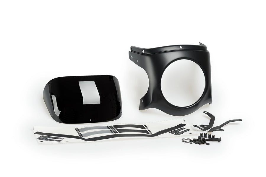 TRIUMPH BONNEVILLE SPEEDMASTER [2025] - retro fairing screen | Black | PUIG 9554N