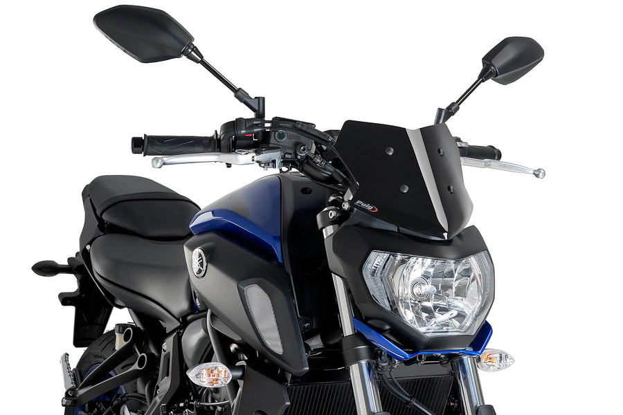 TRIUMPH BONNEVILLE T 120 BLACK [2025] - New Generation Sport Windshield | Black | PUIG 9666N