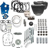 Harley-Davidson FLRT 1868 Freewheeler 114 [2025] - 129" Power Package Motorleistungs-Kit – Oberfläche: Schwarz, Hervorgehobene Lamellen – Merkmal: Schwarze Stößelstangenrohre – Bild 5