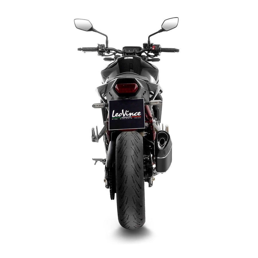 honda cb 750 hornet [LEOVINCE] – LV-14R Black Edition slip-on rear silencer