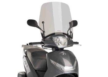 PEUGEOT BELVILLE 125 ACTIVE [2023] – Scooter windshield Urban – Tinted - 0