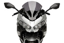 TRIUMPH BONNEVILLE T 120 BLACK [2025] - PUIG Z-Racing screen | Heavily toned | PUIG 9976F