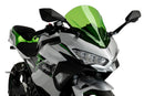 TRIUMPH BONNEVILLE T 120 BLACK [2025] - PUIG Z-Racing screen | Green | PUIG 9976V