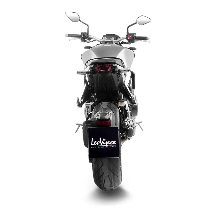 honda cb 1000 [LEOVINCE] – LV Corsa S Full Black Slip-On Silencer
