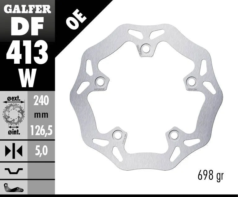 Kymco XCITING 250 I [2007-2008] - Wave® brake disc – picture 2