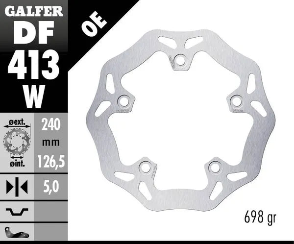 Kymco XCITING 250 [2008] - Wave® brake disc – picture 4