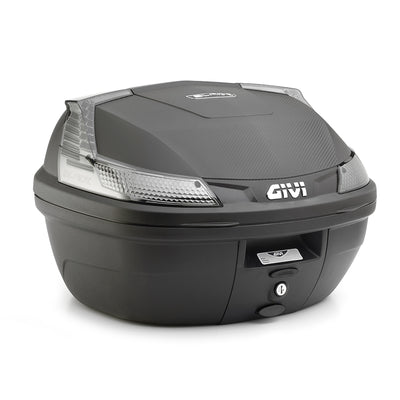 B37 BLADE Tech - Monolock Topcase mit Platte – schwarz matt / Max Zuladung 3 kg
