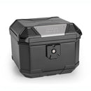 B38 BERNINA Monolock top case, black – 38 liters, with universal plate and mounting kit
