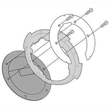 KTM Duke 125-200-390 [GIVI] - Befestigungsring für TANKLOCK