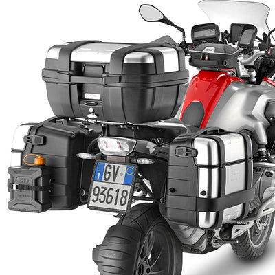 Trekker 46 - Monokey Koffer schwarz mit Alu Cover – Max Zuladung 10 kg