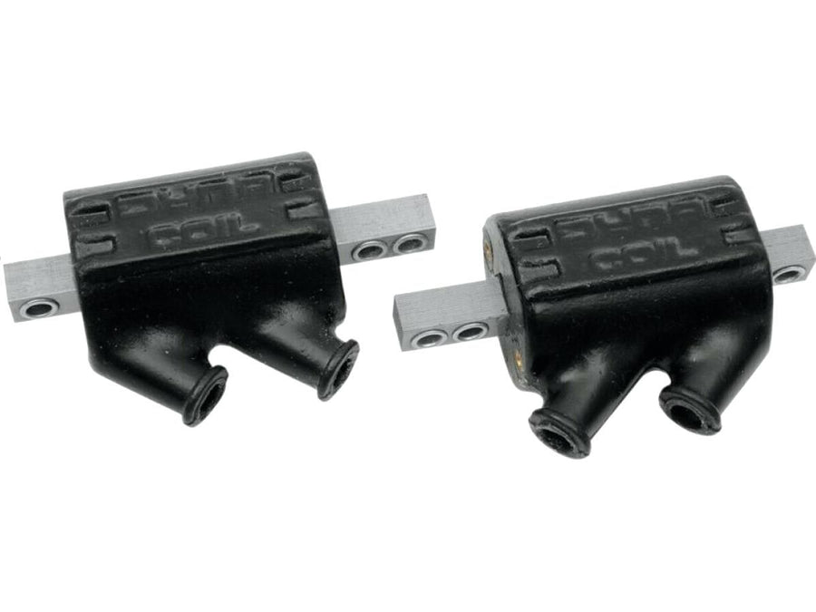 Harley Davidson Fl Shovel [1970-1984]-ignition coil dual tower black 5 ohm dual fire