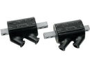 Harley Davidson Fl Shovel [1970-1984]-ignition coil dual tower black 5 ohm dual fire-3
