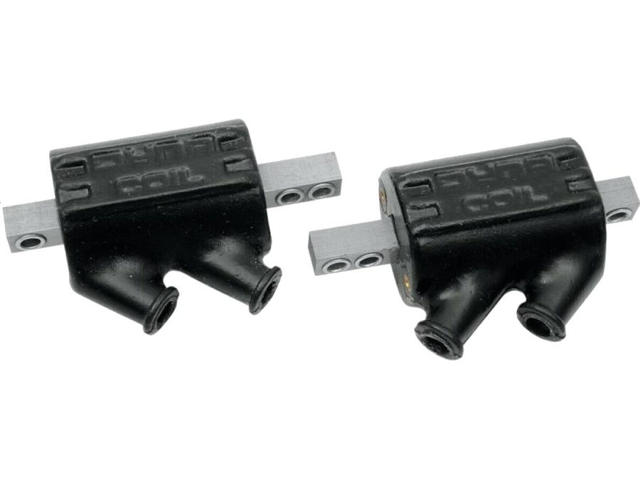 Harley Davidson Fl Shovel [1970-1984]-ignition coil dual tower black 5 ohm dual fire