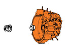 Harley Davidson Sportster [1954-1992]-Right motor housing Standard race standard for-3
